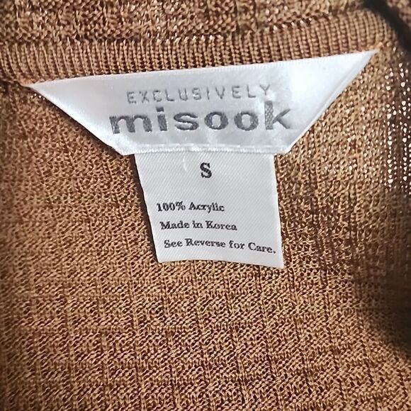 NWOT Misook Brown Jacket Blazer Collared and Buttoned in Size Small - Picture 5 of 5